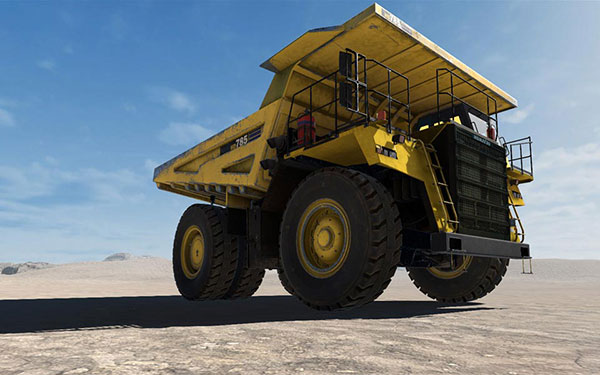 Tombereau Komatsu HD785-7