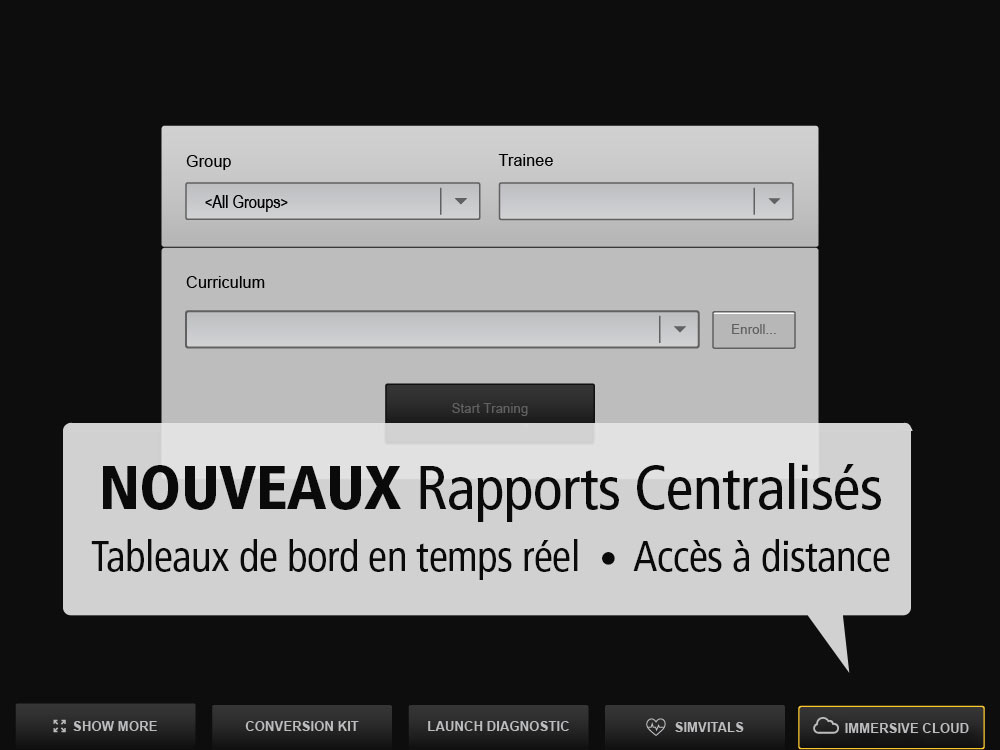 Bouton Cloud immersif sur l’écran d’accueil